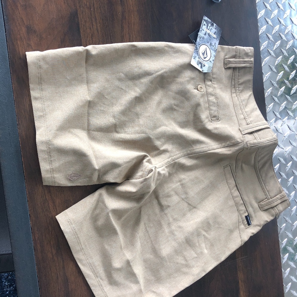 New Volcom Boys Surf & Turf Hybrid Shorts Size 29